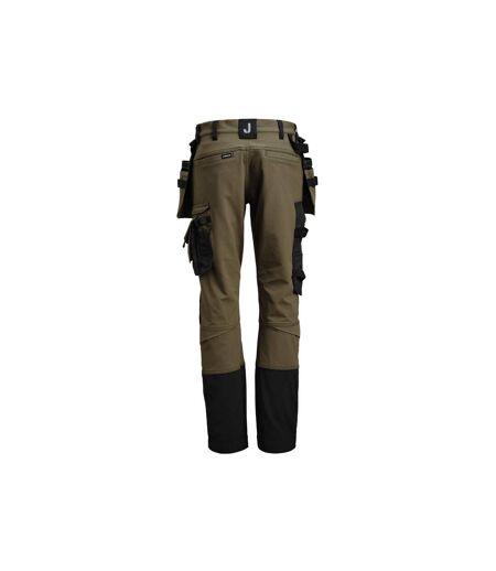 Pantalon Craftsman Homme Vert Olive Noir Jobman