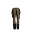 Pantalon Craftsman Homme Vert Olive Noir Jobman-2