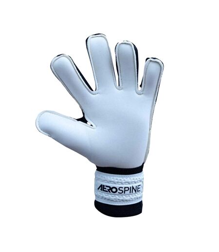 Gants De Gardien De But Aerospine Adulte Blanc Noir Sondico