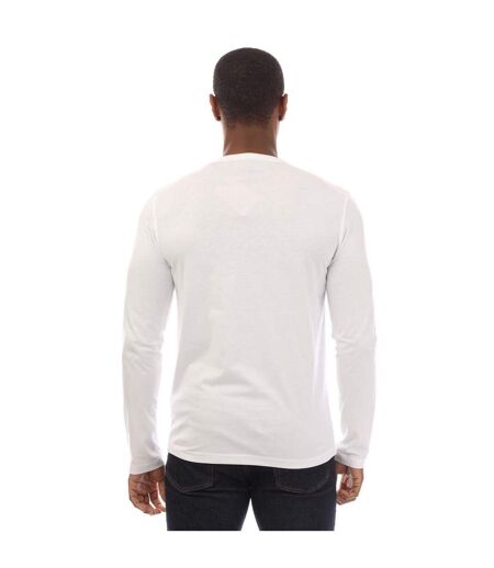 T-shirt Manches Longues Homme Blanc Belstaff