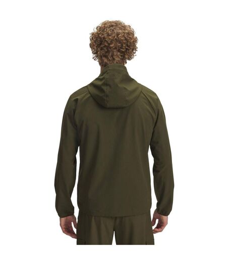 Mens Vibe Woven Jacket Green Under Armour