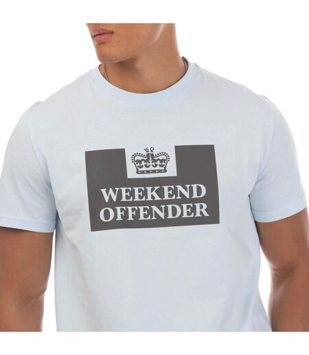 T-shirt Mcmoney Homme Bleu Ciel Weekend Offender