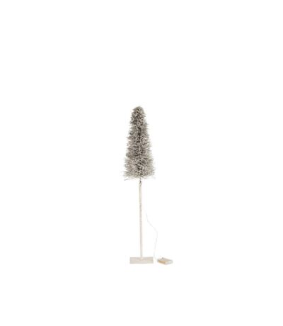 Paris Prix - Statuette Déco Led arbre De Noël 79cm Blanc