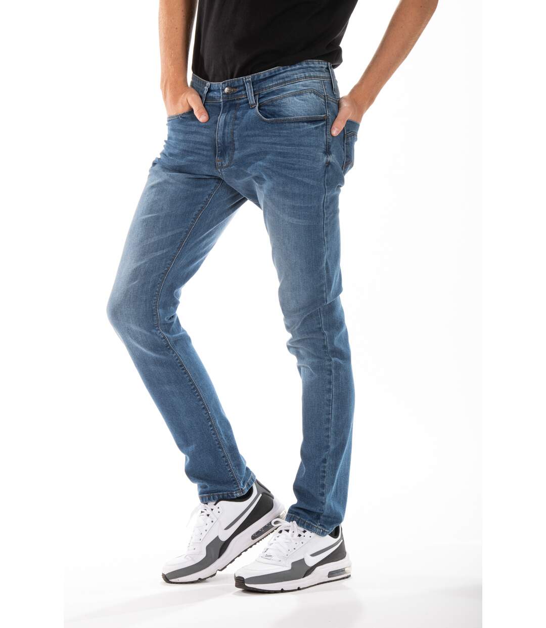 Jeans RL80 Fibreflex® super stonewashed coupe droite ajustée SANCHEZ 'Rica Lewis'