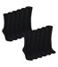 Ladies 12 Pack 100% Cotton Soft Breathable Socks-1