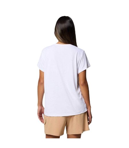Womens/ladies Logo T-shirt White Columbia