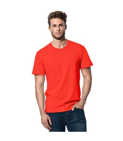 T-shirt Classique Homme Orange Vif Stedman