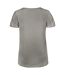 B&C Favourite - T-Shirt en coton bio à  col V - Femme (Gris clair) - UTBC3642