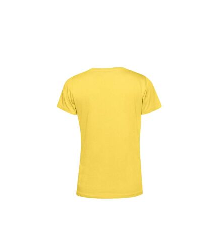 B&C T-shirt à manches courtes biologique E150 pour femmes/femmes (Jaune) - UTBC4774