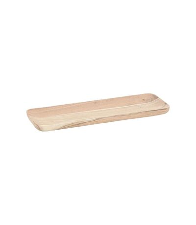 Plateau rectangulaire en acacia naturel L30