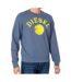 Sweat Motif/style Rond Usé Adulte Bleu Diesel-3