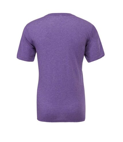 Canvas triblend t-shirt à manches courtes homme violet Bella + Canvas