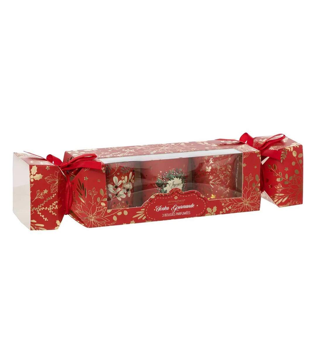 Crackers de 3 Bougies Parfumées La fête des Délices 45g Tonka-1