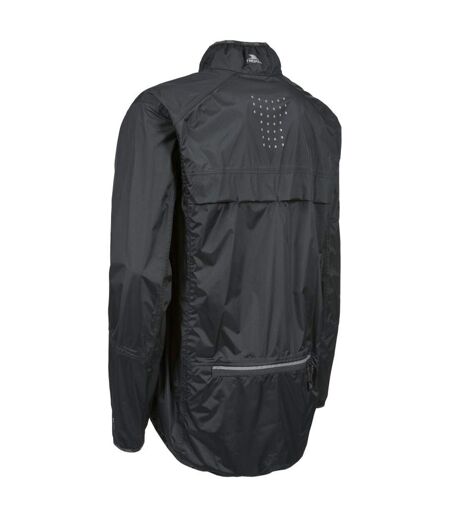 Trespass Mens Grafted Waterproof & Windproof Packaway Active Jacket (Black) - UTTP309