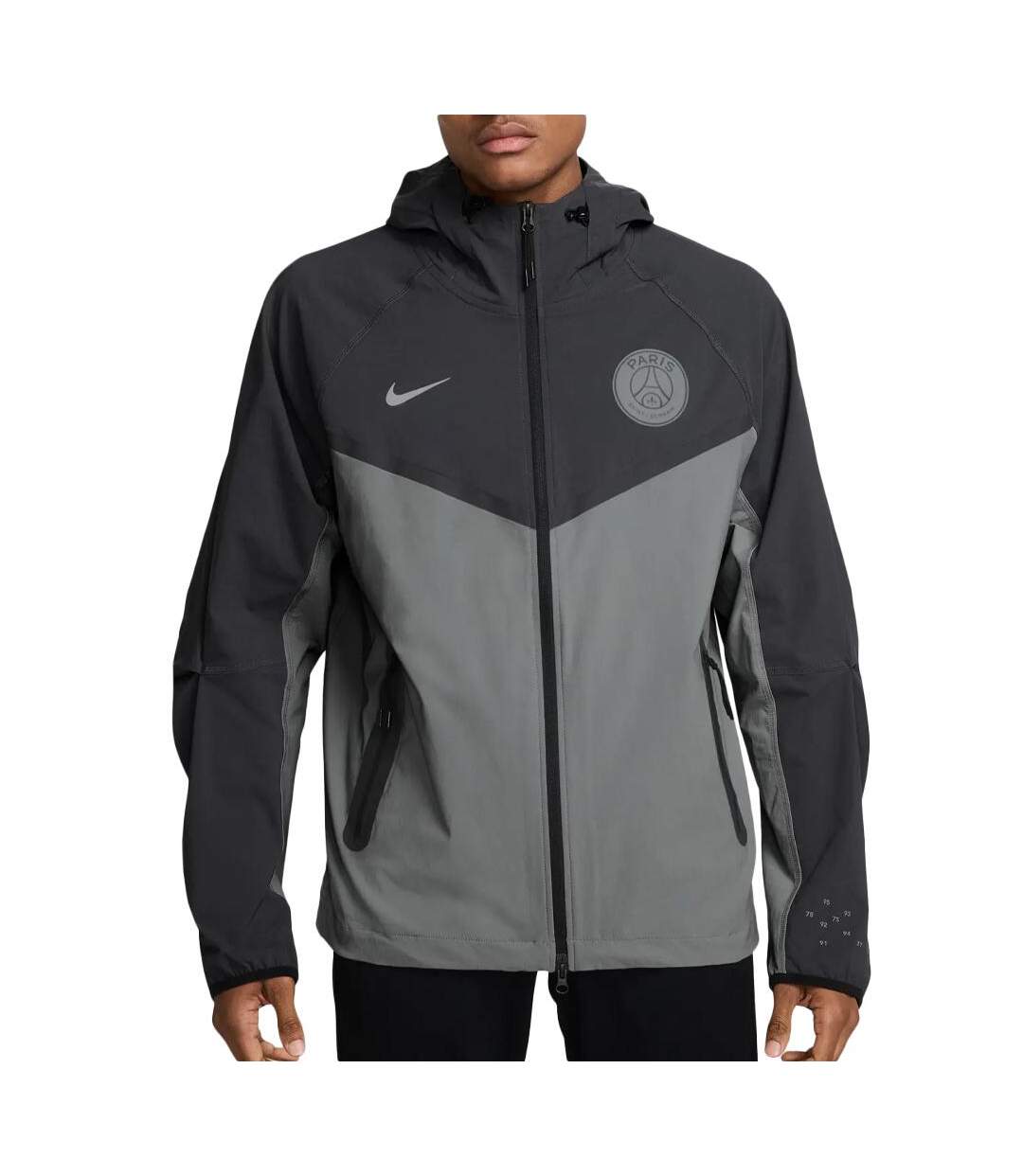 PSG vestes gris foncé homme nike hq4981-1