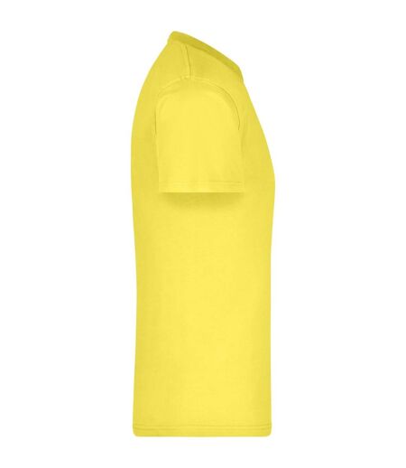 T-shirt Adulte Jaune James And Nicholson