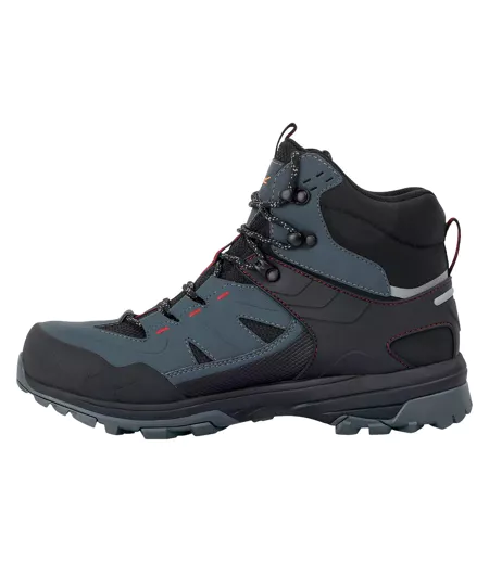 Chaussures De Marche Regen Homme Gris Foncé Rouge Regatta