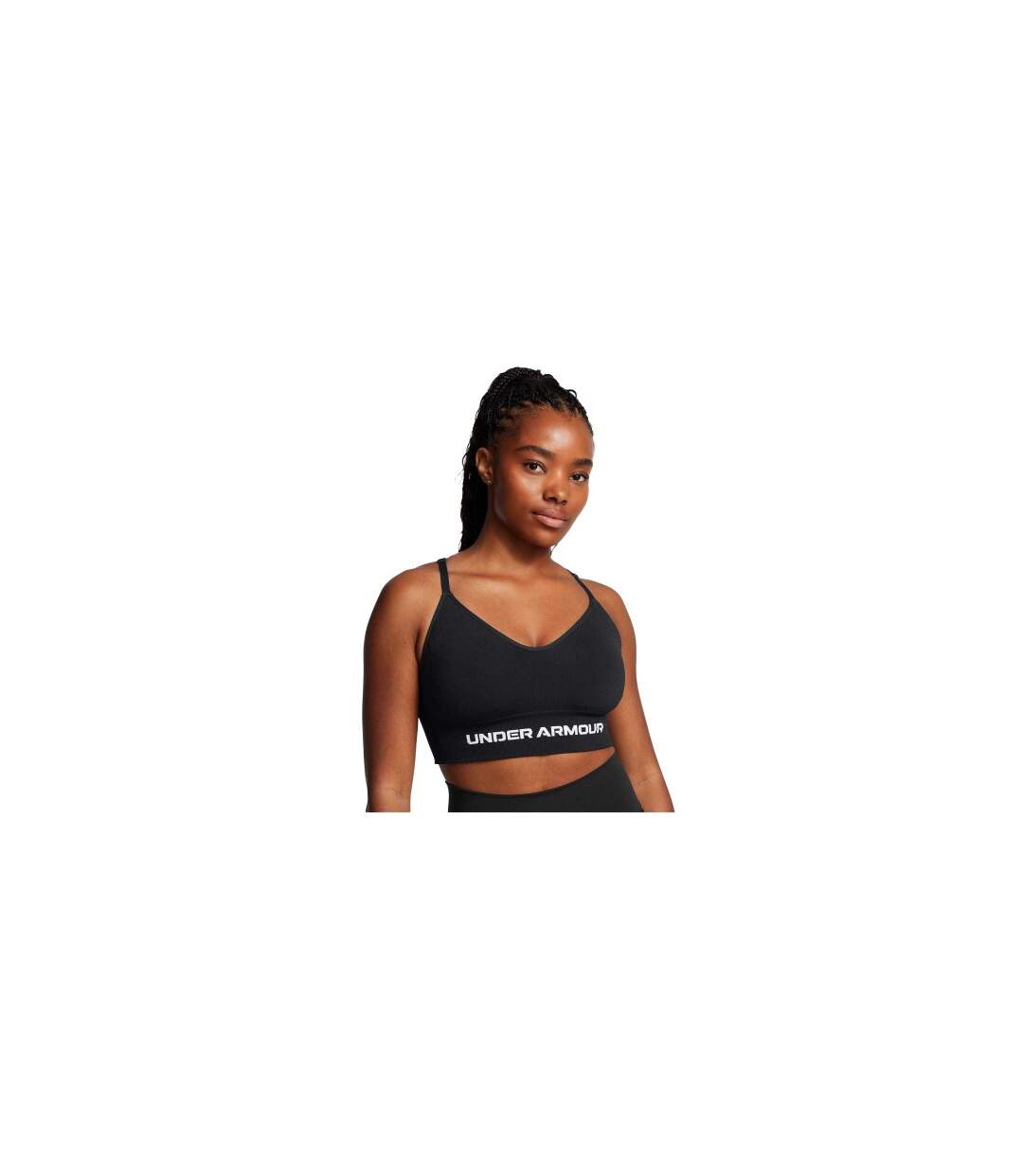 Womens/ladies Vanish Sports Bra Black Under Armour-1