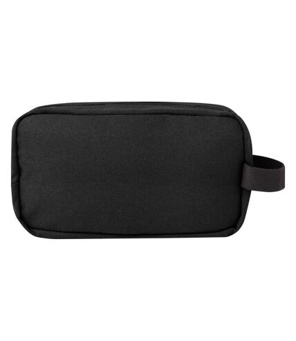 Joey Canvas Recycled 0.9gal Toiletry Bag (Solid Black) (One Size) - UTPF4150