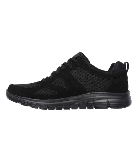 Baskets Burns Agoura Homme Noir Skechers