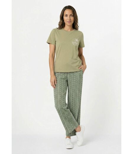 T-shirt manches courtes broderie sunset