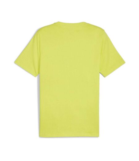 T-shirt vert homme puma ess+ logo lab - m