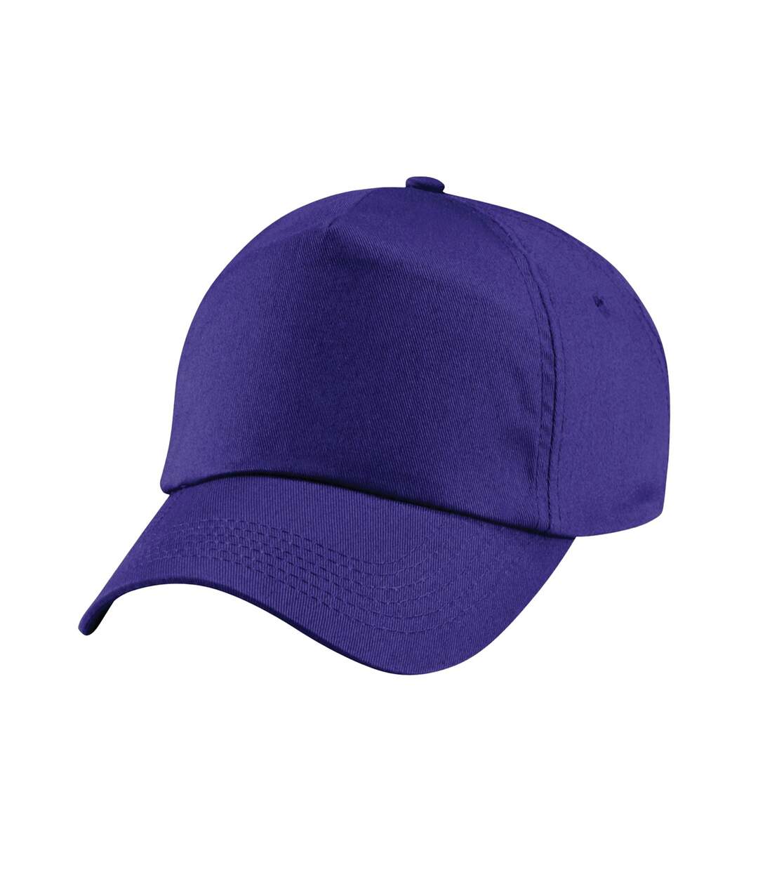 Childrens/kids original 5 panel cap purple Beechfield-1