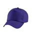 Childrens/kids original 5 panel cap purple Beechfield-1