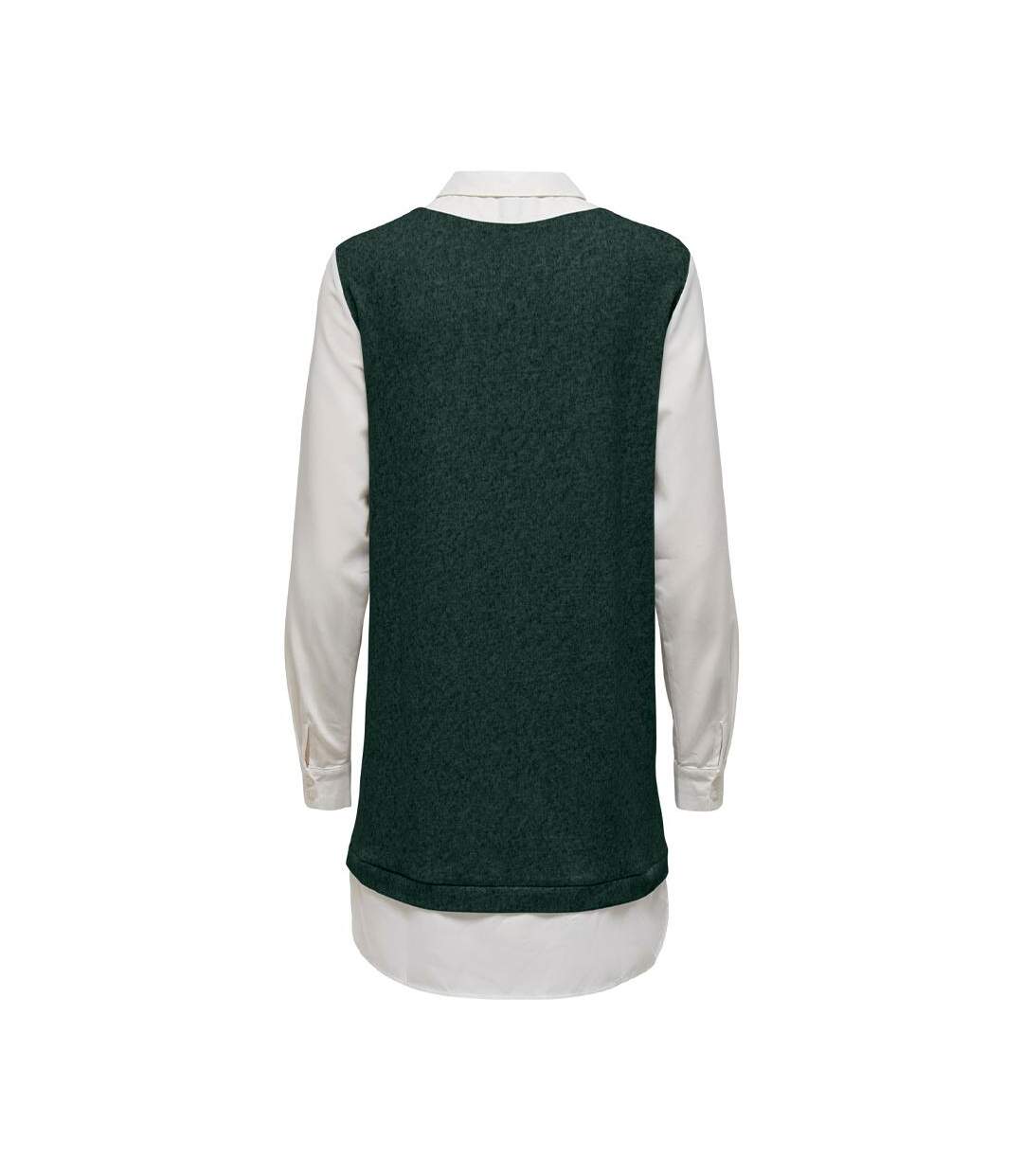 Robe verte/blanche femme jdy tonsy-2