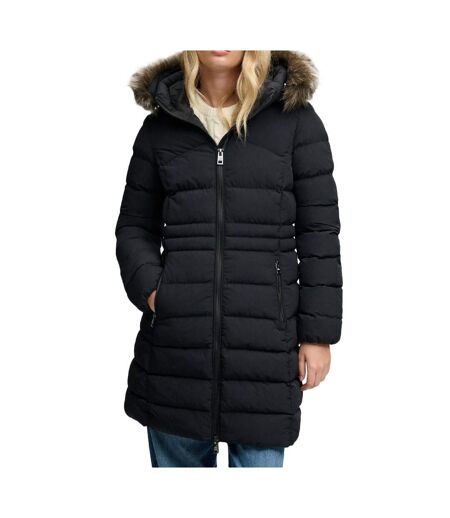 Doudoune noie femme superdry hood