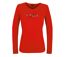 Mayflower NERUDA1GT : Tee-shirt manches longues grande taille rouge en coton-5