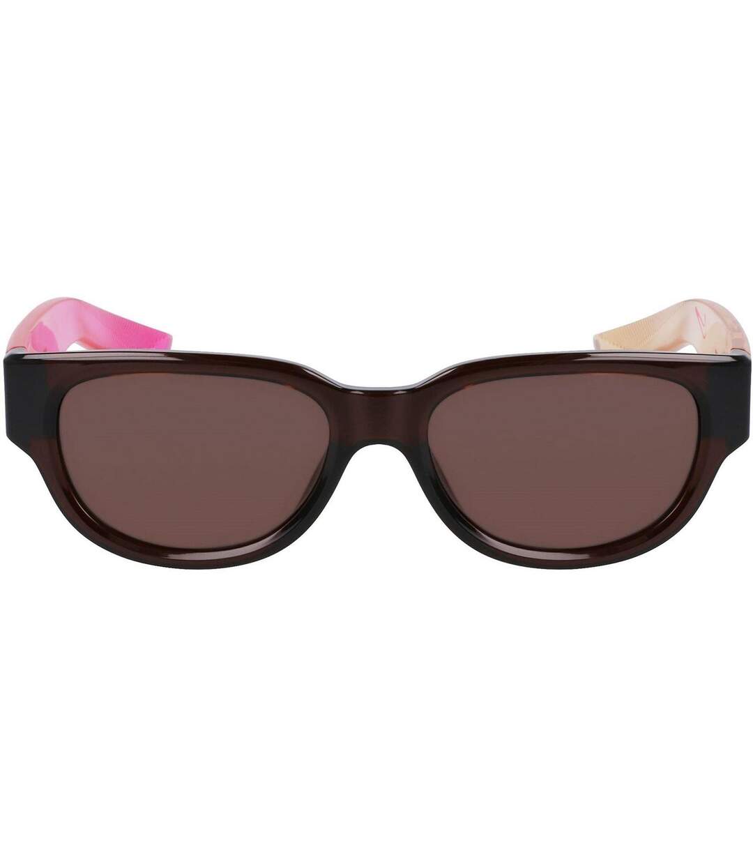 Lunettes De Soleil Motif/style Rectangle Taille Unique Beige Foncé Mauve Nike-2