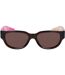 Lunettes De Soleil Motif/style Rectangle Taille Unique Beige Foncé Mauve Nike-2