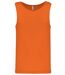 Débardeur de sport - Homme - PA441 - orange fluo