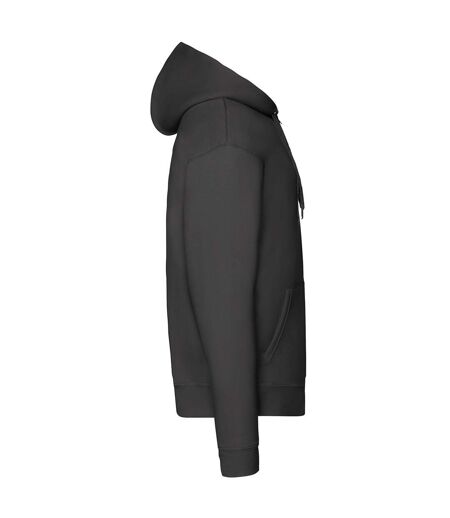 Veste À Capuche Premium Homme Noir Fruit Of The Loom