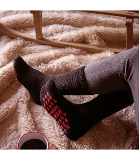 Mens Winter Non Slip Thermal Slipper Socks with Grips