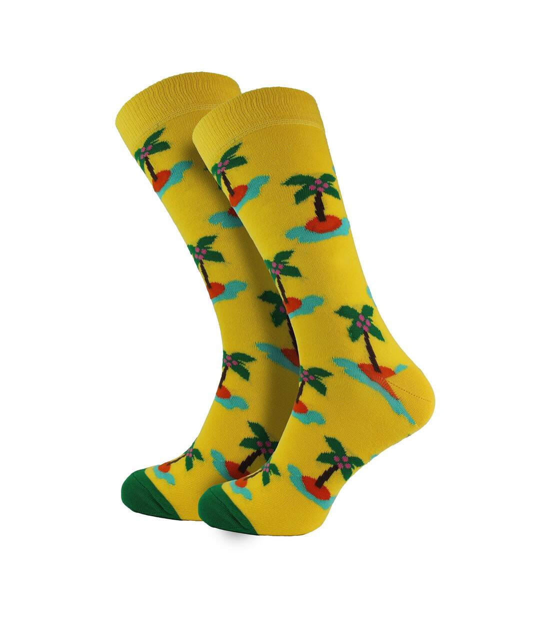 Tropical Vibes Dress Mens Socks - Pack of 3 Fashionable Novelty Socks-5