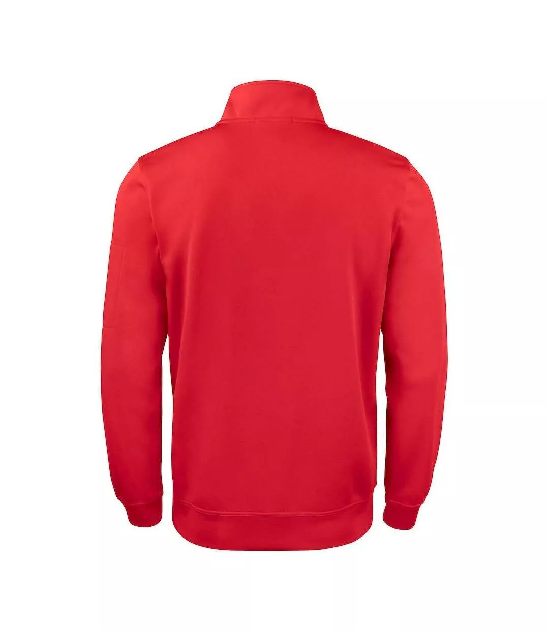 Unisex Adult Basic Active Quarter Zip Sweatshirt Red Clique-2