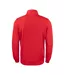 Unisex Adult Basic Active Quarter Zip Sweatshirt Red Clique-2