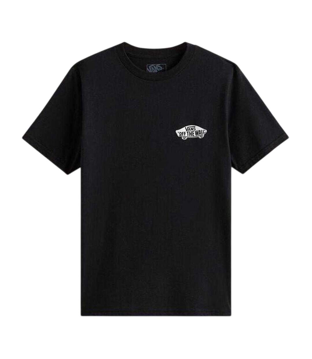 Childrens/kids Short-sleeved T-shirt Black Vans-1