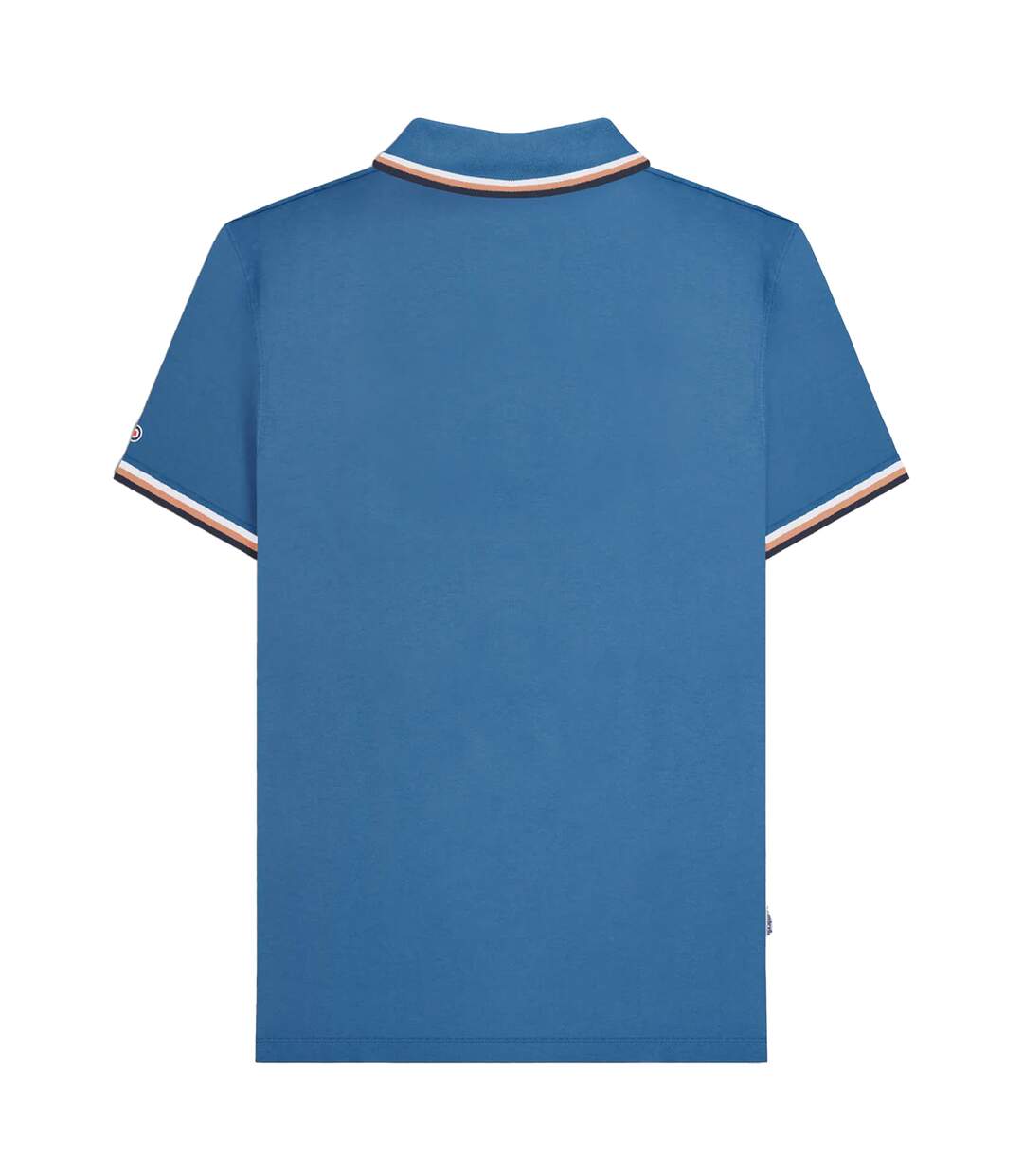 Mens Ss25 Triple Tipped Polo Shirt Dark Blue Lambretta-2
