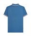 Mens Ss25 Triple Tipped Polo Shirt Dark Blue Lambretta-2