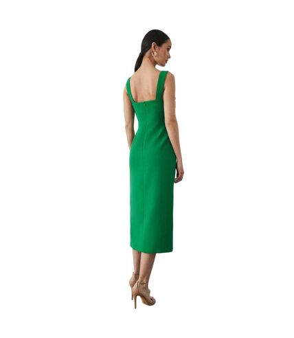 Principles Womens/Ladies Crepe Button Detail Pencil Dress (Green) - UTDH6317