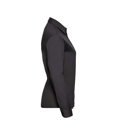 Chemisier Classic Femme Noir Russell Collection