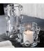Vase Design en Verre Pebbles 20cm Transparent-3