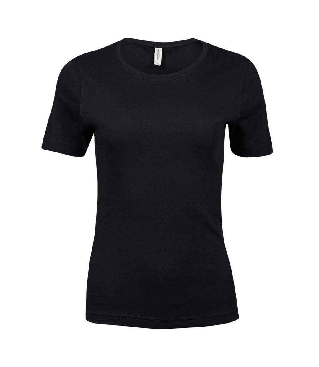 T-shirt interlock femme noir Tee Jays