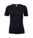 T-shirt interlock femme noir Tee Jays