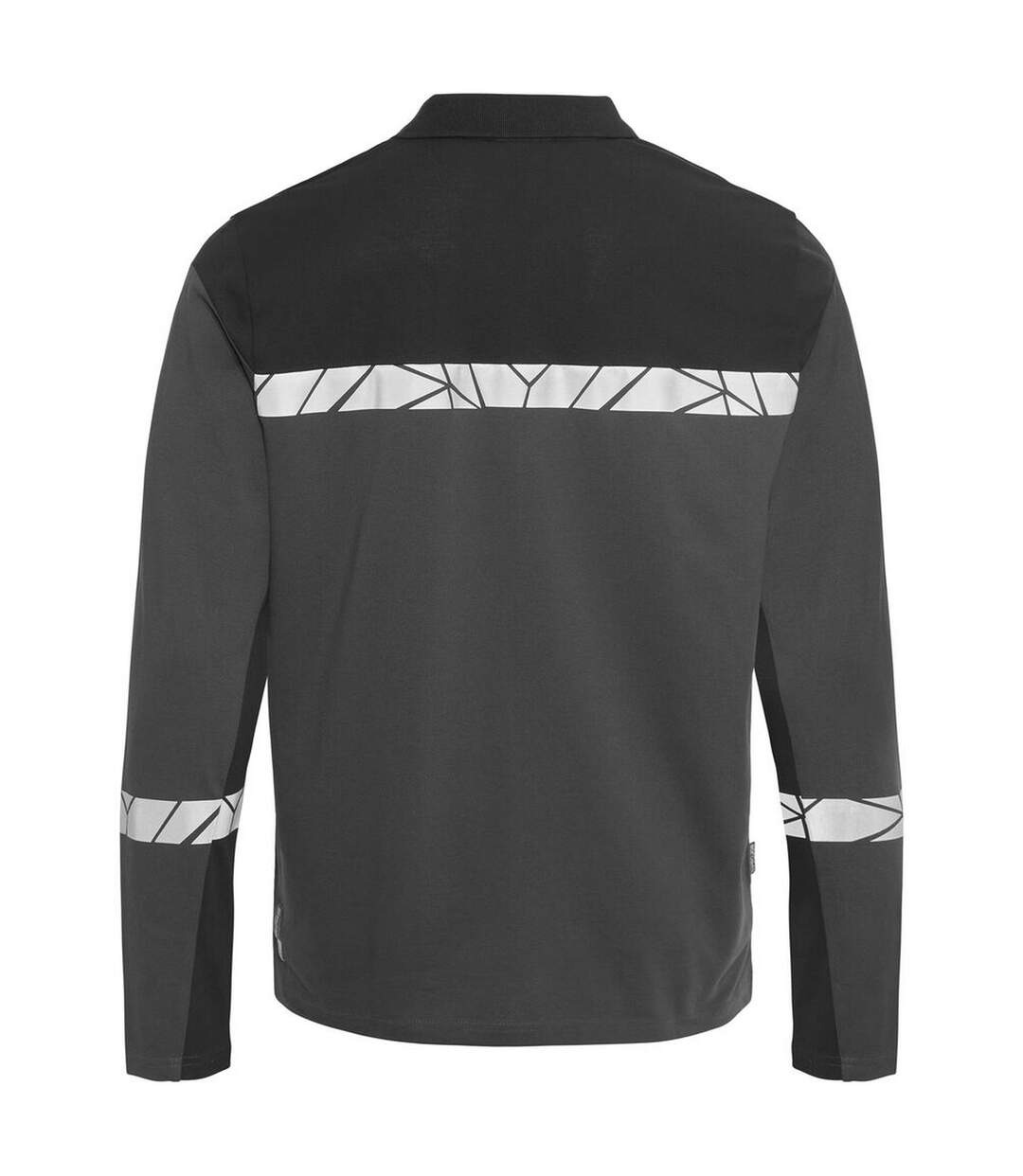 Polo Manches Longues Progression Homme Gris Noir Projob-2