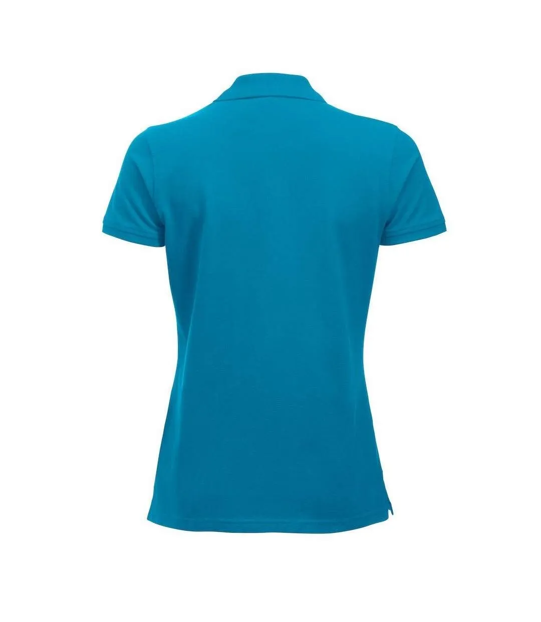 Womens/ladies Marion Polo Shirt Turquoise Clique-2