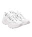 Womens/ladies Dlite Athletic Trainers White Skechers-1